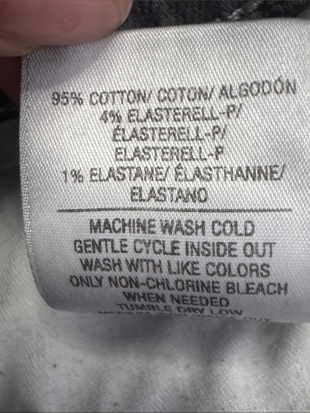 Hudson Rose Washed Slate Cuffed Wide Leg Jeans Size 27 - Picture 9 of 9